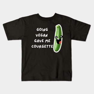 Courgette Funny Vegan Pun Kids T-Shirt